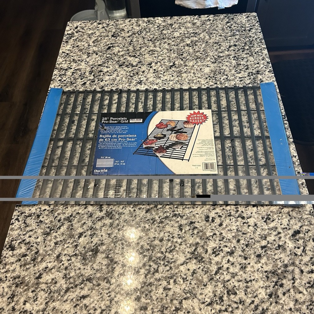 NEW Char- Broil 25" Pro- Sear Porcelain Grid Charbroil Burger Saver Grill Rack